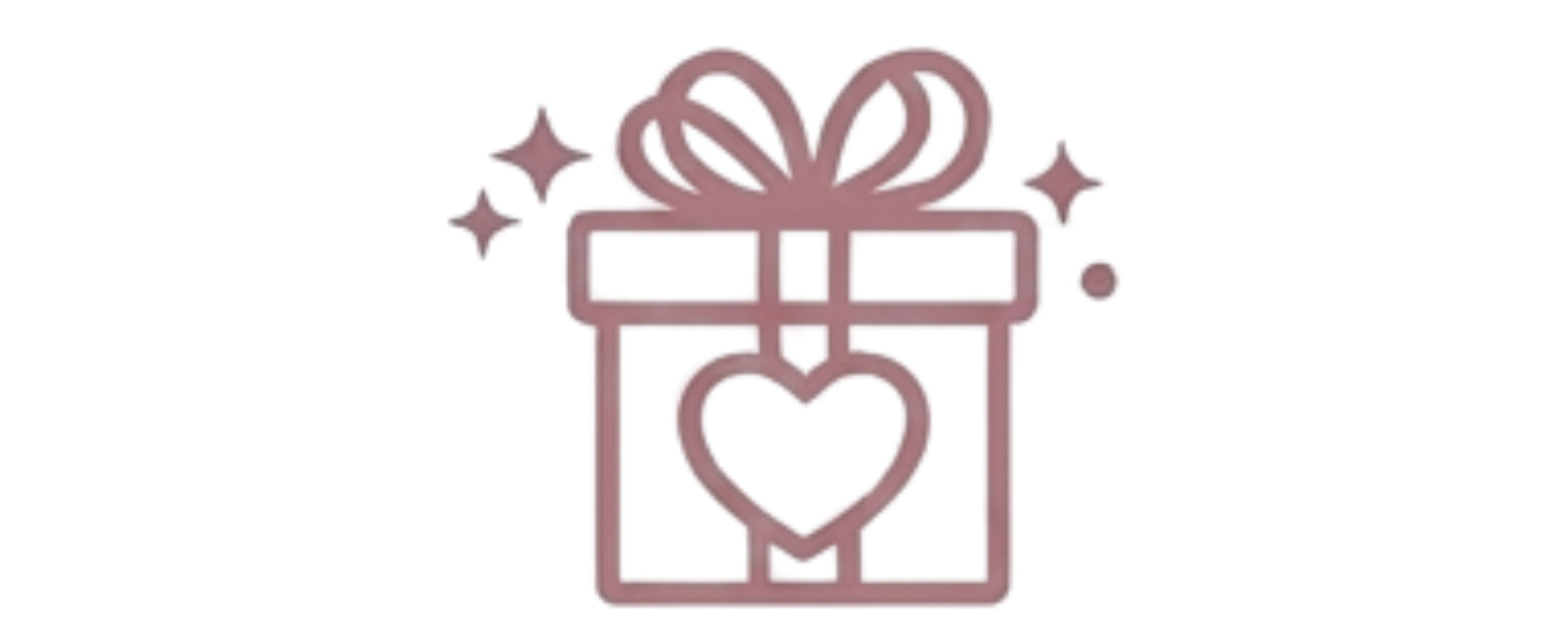 Illustratie van een cadeau‑symbool dat een persoonlijk en eenmalig ontwerp benadrukt.